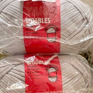The Woobles Cream Pebble Yarn - Smooth Cotton Blend
